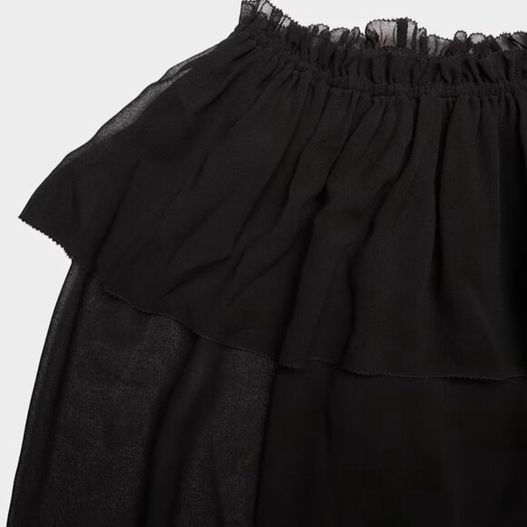 NWT Aritzia WILFRED Bianca Top Black S - Picture 9 of 9